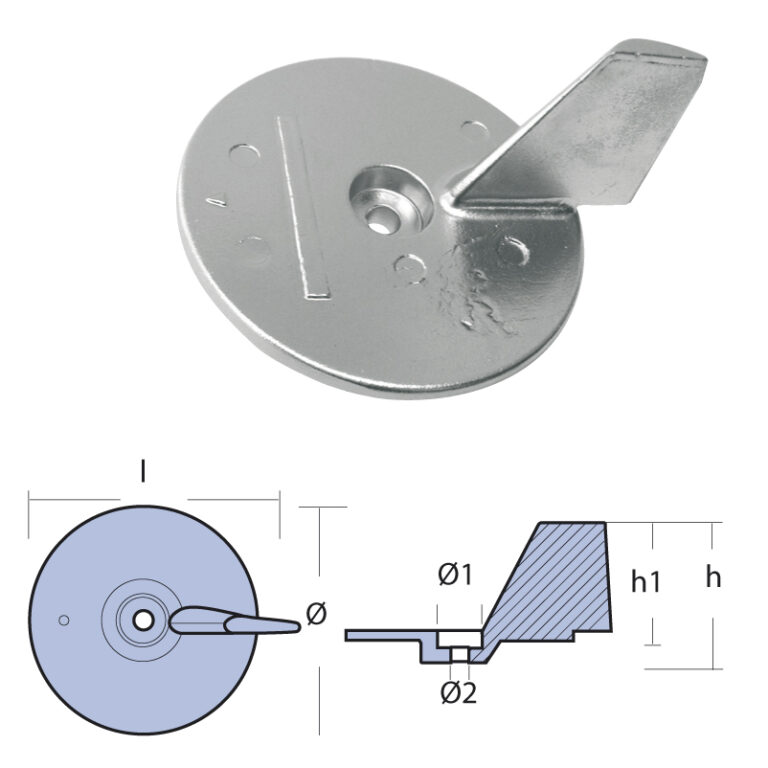 Anod för Honda 75/90/115/130 hk. Aluminium