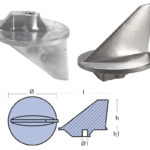 Anod för Honda 75/90/115/130 hk. Aluminium.