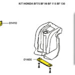 Anodkit för Honda BF75, BF90, BF115, BF130 Aluminium