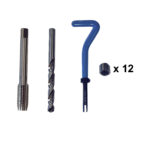 Gängtapp med insatsgängor för oljeplugg